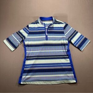 Tail Golf Short Sleeve Quarter Zip Pullover Shirt - Womens Medium